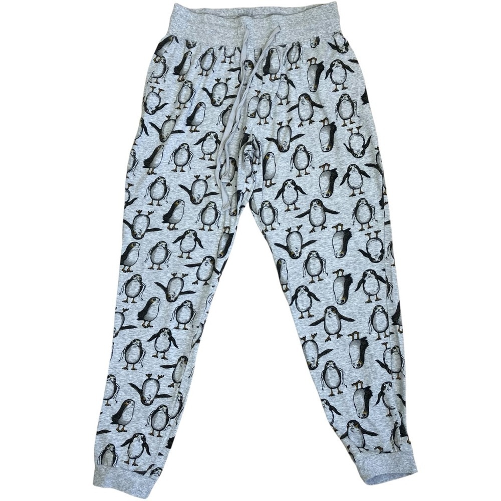 Disney Store Star Wars Womens Gray Porg Print Two Piece Pajama Set Long Sleeve M - Picture 10 of 16
